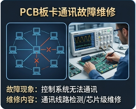 PCB板卡通讯故障维修