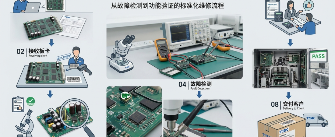 半导体板卡维修：PCB板卡故障检测与维修完整指南